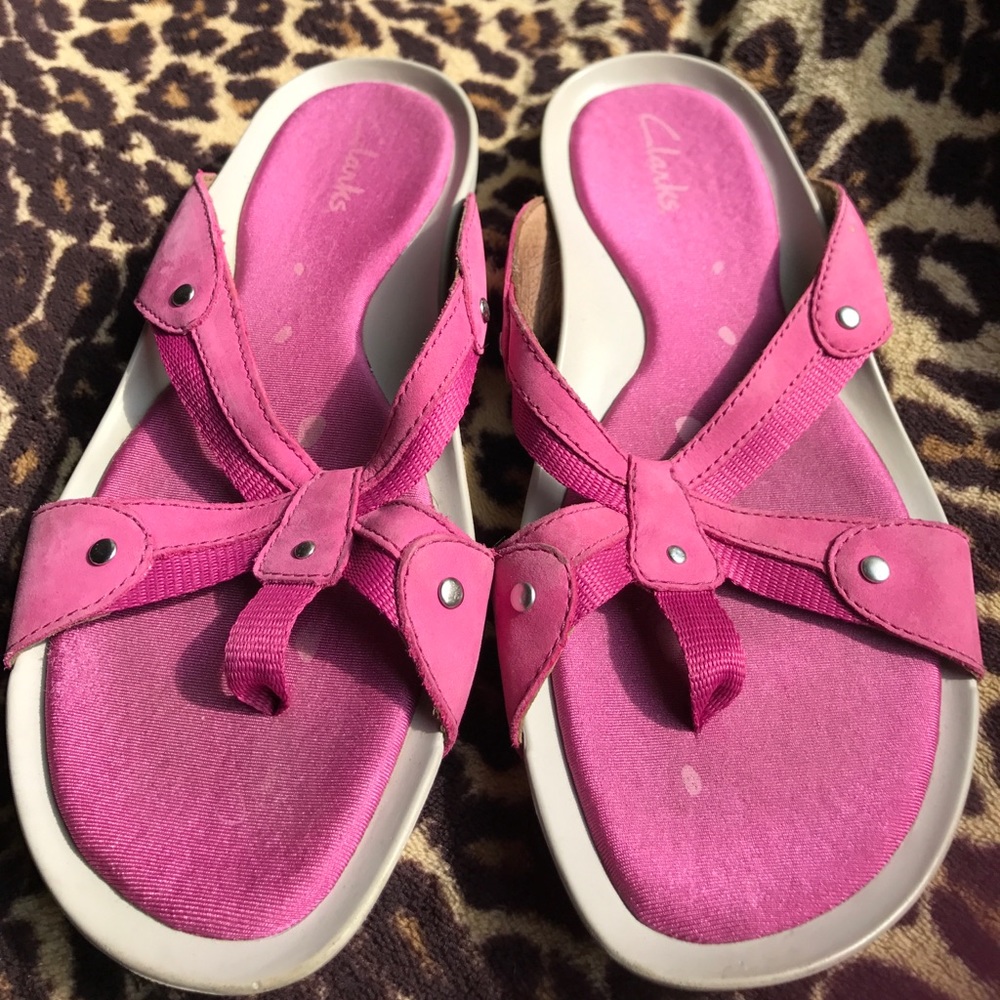 Clarks Comfort Flip Flops S7.5